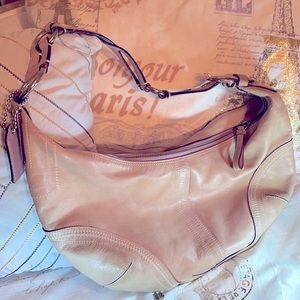 Coach leather hobo bag